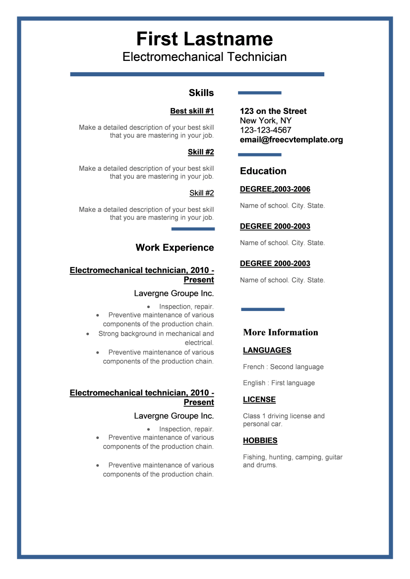 Resume One Page Template from ddmcwelcycgld.cloudfront.net