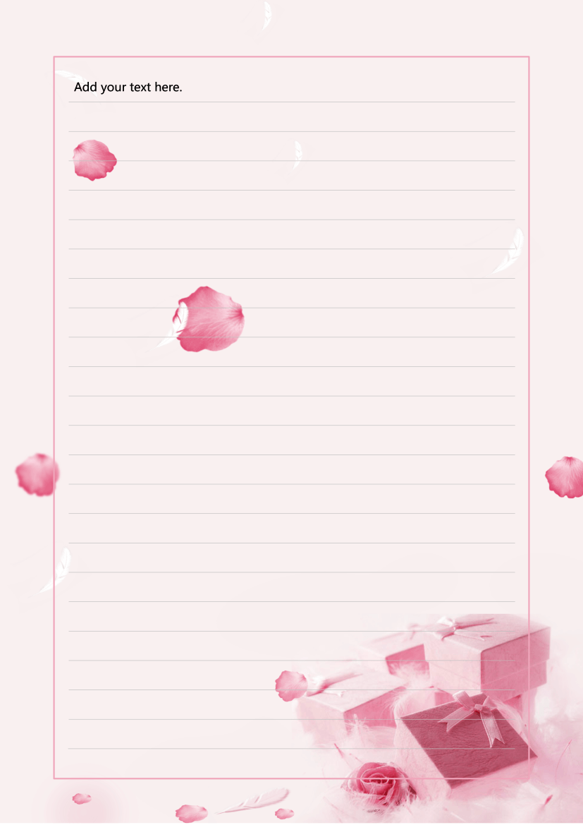 Love Pink Template