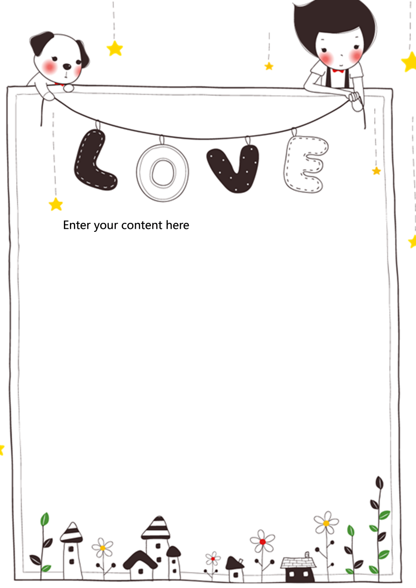 Free Word Template: Love Letter Template